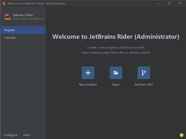 jetbrains rider 2021.1中文破解版