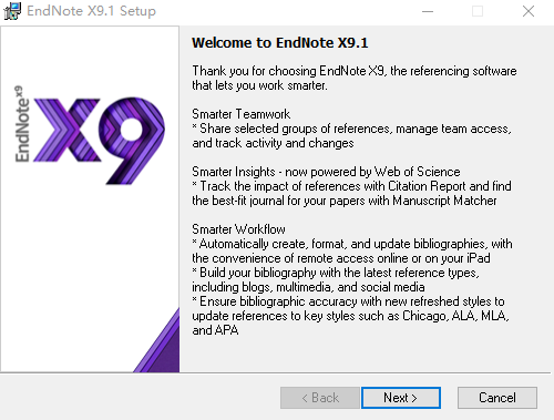 EndNote x9汉化补丁