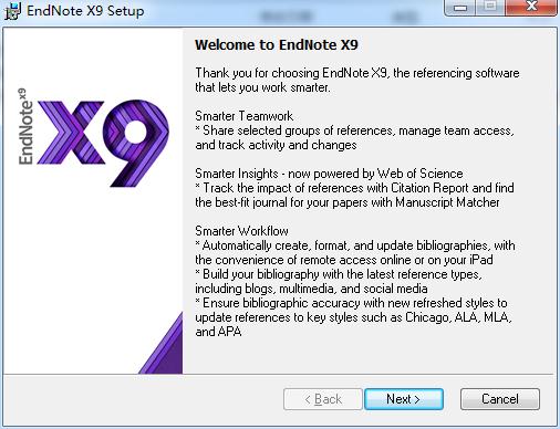 EndNote x9中文版