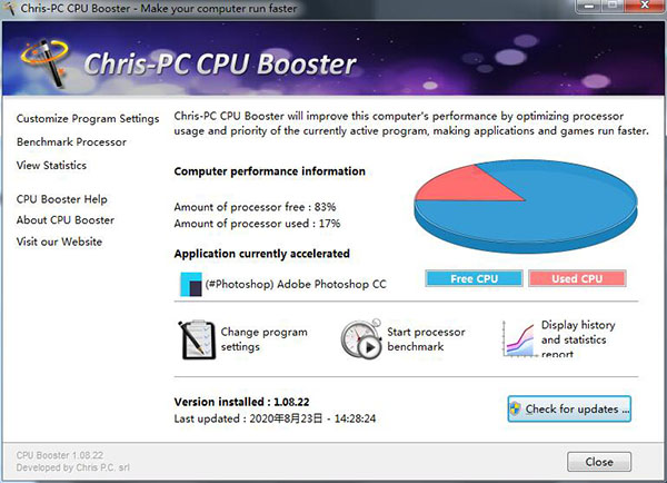 Chris-PC CPU Booster破解版