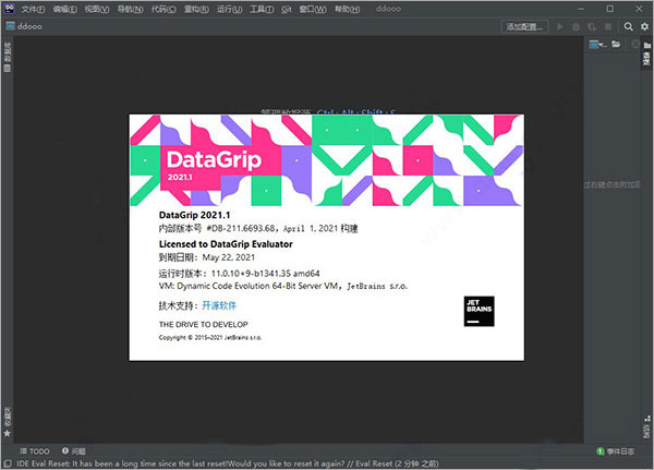 jetbrains datagrip 2021.1汉化破解版