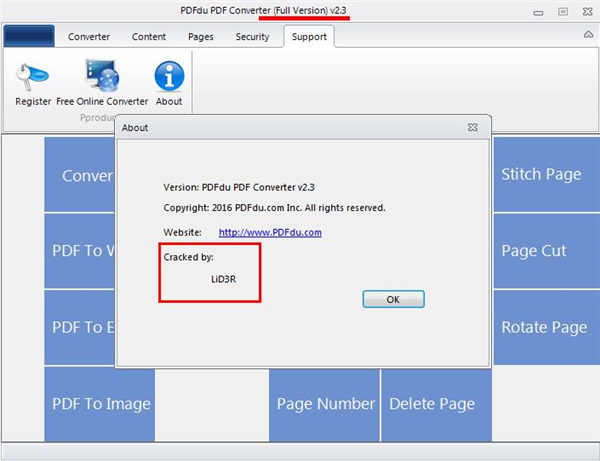 PDFdu PDF Converter破解版