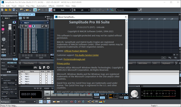 samplitude pro x6 suite破解补丁