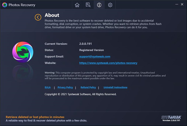 systweak photos recovery破解版