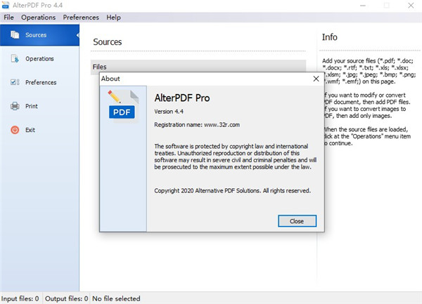 AlterPDF Pro 4.4破解版