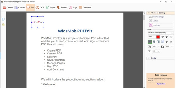 WidsMob PDFEdit破解版