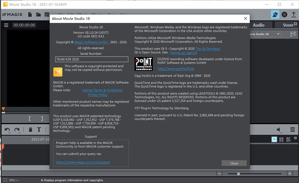 MAGIX Movie Studio 18破解版