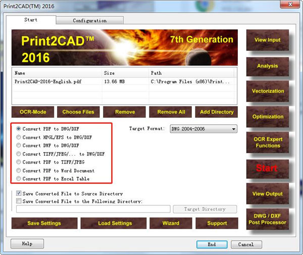 Print2CAD 2016破解版