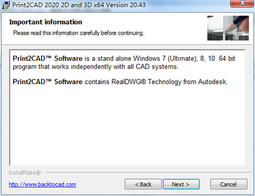BackToCAD Print2CAD 2020破解版