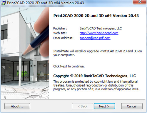 BackToCAD Print2CAD 2020破解版