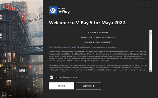 VRay for maya 2022中文破解版