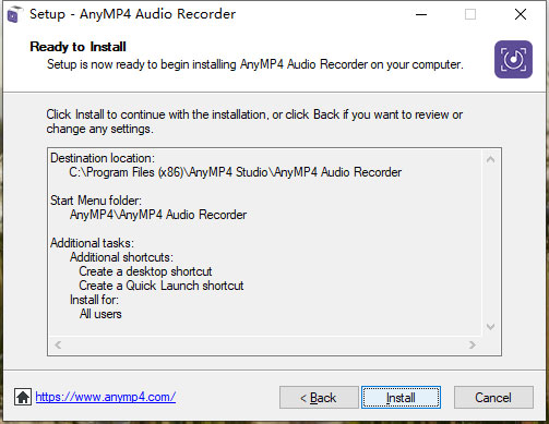 AnyMP4 Audio Recorder破解版