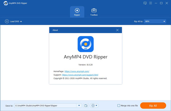 AnyMP4 DVD Ripper破解版