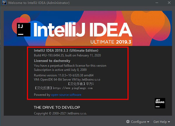 IntelliJ IDEA2019中文破解版