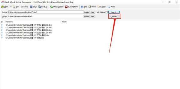 Batch Word Shrink Compactor破解版