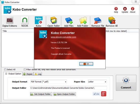 Kobo Converter破解版