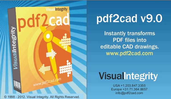 pdf2cad v9完整破解版