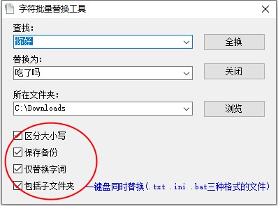 字符批量替换工具中文便携版