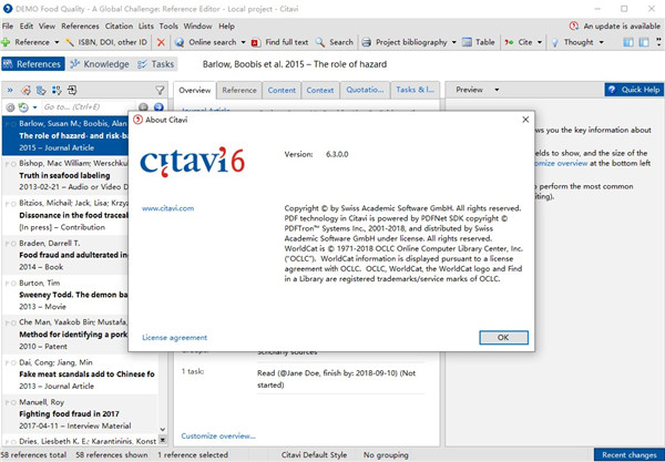 Swiss Academic Citavi 6.3.0破解版