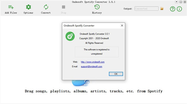 Ondesoft Spotify Converter破解版