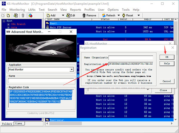 HostMonitor注册机