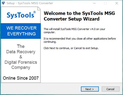 SysTools MSG to EML Converter破解版