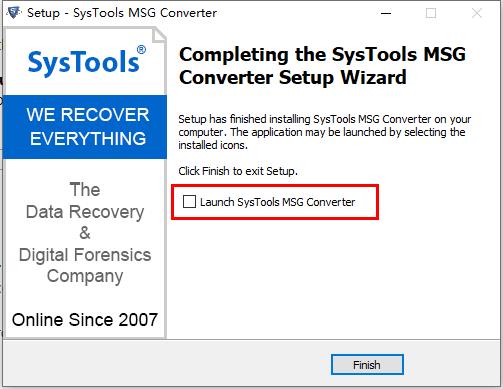 SysTools MSG to EML Converter破解版