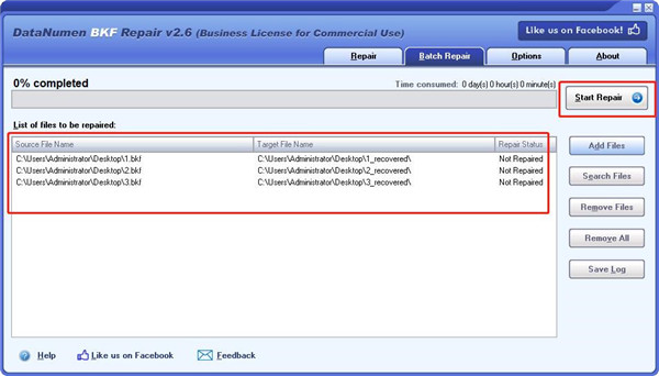 DataNumen BKF Repair破解版