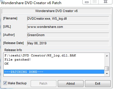 Wondershare DVD Creator汉化破解版