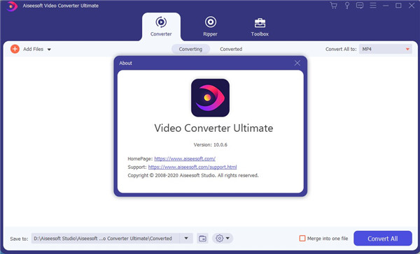 Aiseesoft Video Converter Ultimate破解版