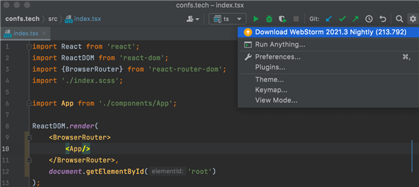 webStorm2021.2绿色版