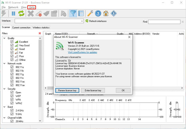 LizardSystems Wi-Fi Scanner破解版