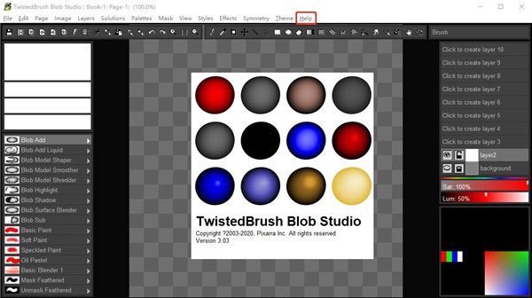 Pixarra TwistedBrush Blob Studio破解版