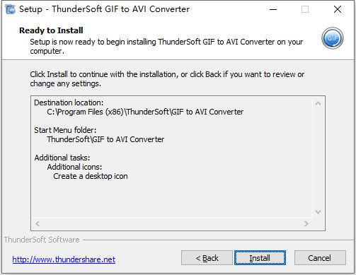 ThunderSoft GIF to AVI Converter破解版