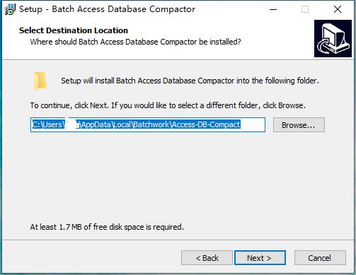 Batch Access Database Compactor破解版