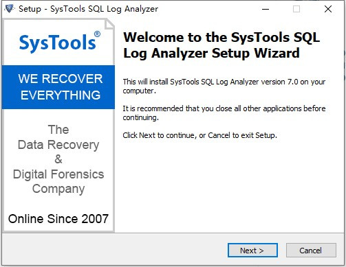 SysTools SQL Log Analyzer破解版