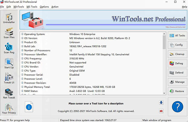 WinTools.net 22 Pro破解版