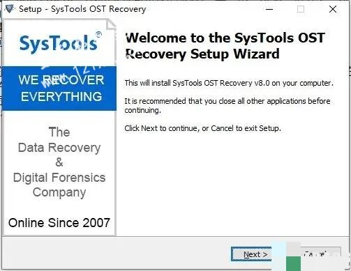 SysTools OST Recovery破解版