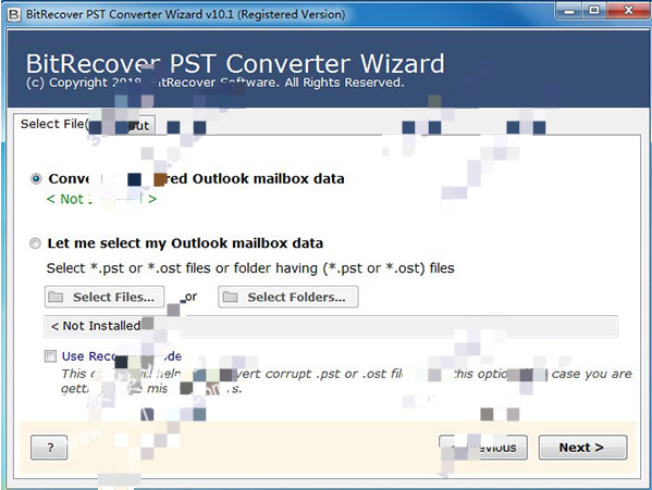 BitRecover PST Converter Wizard破解版