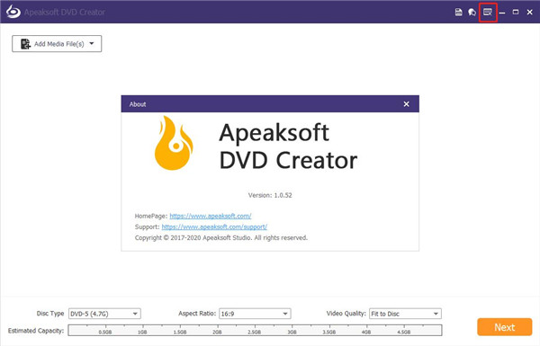 Apeaksoft DVD Creator破解版