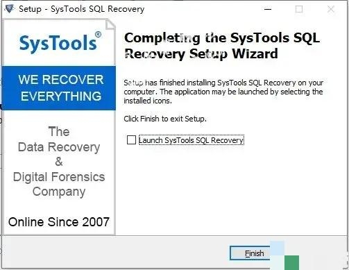 SysTools SQL Recovery 13破解版