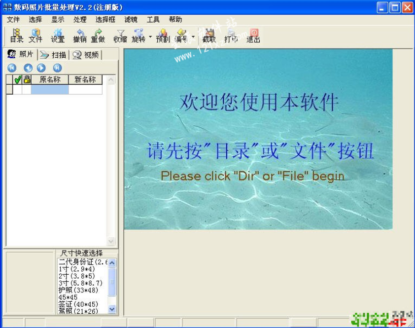 数码照片批量处理绿色版
