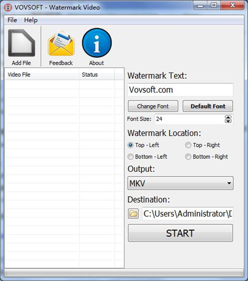 VovSoft Watermark Video破解版