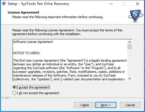 SysTools Pen Drive Recovery破解版