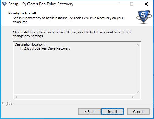 SysTools Pen Drive Recovery破解版