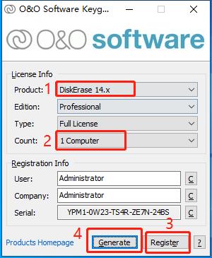 O&O DiskErase破解版