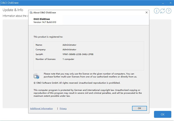 O&O DiskErase破解版
