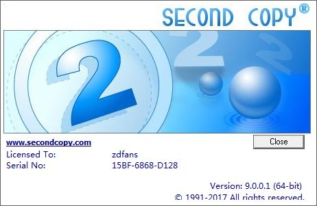 Second Copy(文件备份工具)破解版