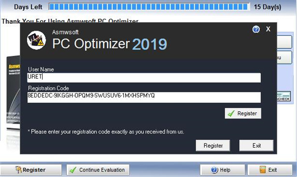 Asmwsoft PC Optimizer 2019破解版