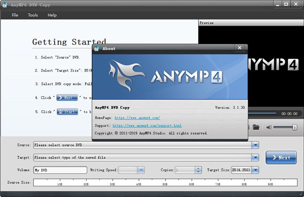 AnyMP4 DVD Copy破解版